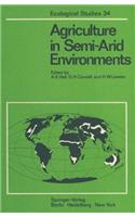 Agriculture in Semi-Arid Environments