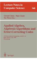 Applied Algebra, Algebraic Algorithms and Error-Correcting Codes