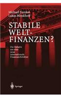 Stabile Weltfinanzen?