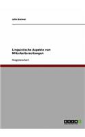 Linguistische Aspekte von Mitarbeiterzeitungen