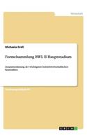 Formelsammlung BWL II Hauptstudium