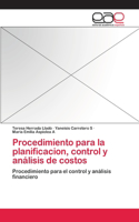 Procedimiento para la planificacion, control y análisis de costos