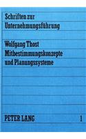 Mitbestimmungskonzepte und Planungssysteme