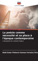 poésie comme nécessité et sa place à l'époque contemporaine