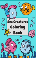 Sea Creatures Coloring Book