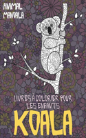 Livres à colorier pour les enfants - Mandala - Animal - Koala