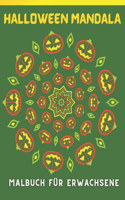 Halloween-Mandala-Malbuch für Erwachsene