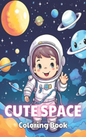 Cute Space Coloring Book for Kids