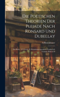 poetischen Theorien der Plejade nach Ronsard und Dubellay