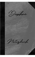 Daphne Notizbuch: Liniertes Notizbuch für deinen Vornamen
