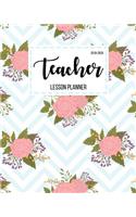 Teacher Lesson Planner: Weekly and Monthly Teacher Planner, Teacher Agenda For Class Organization and Planning, Time Management for Teachers, Academic Year Lesson Plan and 