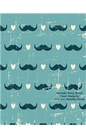Movember Every Month! I heart Mustaches 2019-2020 Monthly Planner: (2020 Cute Planners)