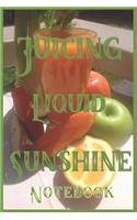 Juicing Liquid Sunshine Notebook