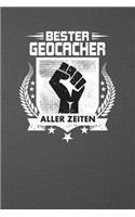 Bester Geocacher Aller Zeiten: Punktiertes Notizbuch Mit 120 Seiten Zum Festhalten Für Eintragungen Aller Art