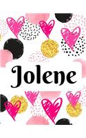 Jolene: Personalized Name Journal with Blank Lined Paper