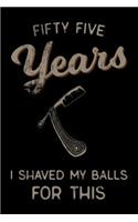 fifty five Years I Shaved My Balls For This