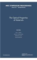 The Optical Properties of Materials: Volume 579