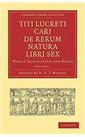 Titi Lucreti Cari de Rerum Natura Libri Sex 2 Volume Paperback Set