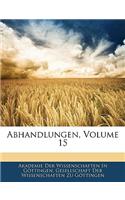 Abhandlungen, Volume 15