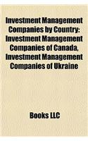 Investment Management Companies by Country: Investment Management Companies of Canada, Investment Management Companies of Ukraine