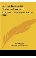 Lettere Inedite Di Giacomo Leopardi