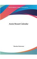 Annie Besant Calendar