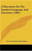 A Discourse On The Sanskrit Language And Literature (1863): (Russian)