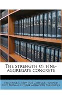 The Strength of Fine-Aggregate Concrete