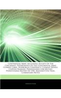 Articles on Continental Army, Including