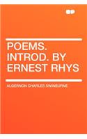 Poems. Introd. by Ernest Rhys