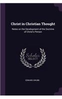 Christ in Christian Thought