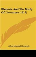 Rhetoric And The Study Of Literature (1913)