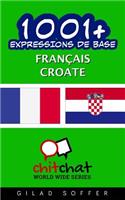1001+ Expressions de Base Francais - Croate