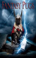 Fantasy Pugs 2019 Mini Wall Calendar