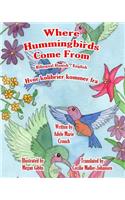 Where Hummingbirds Come From Bilingual Danish English