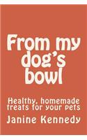 From my dog's bowl