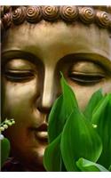 Golden Buddha Zen Portrait Journal: 150 Page Lined Notebook/Diary
