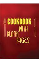 Cookbook with Blank Pages: Blank Recipe Cookbook Journal V2