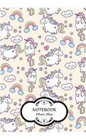 Notebook: Cutie Unicorn (VoL.1): Pocket Notebook Journal Diary, 110 pages, 7" x 10" (Notebook Lined, Blank No Lined)