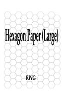 Hexagon Paper (Large): 50 Pages 8.5" X 11"