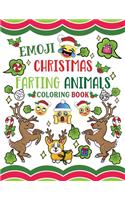 Emoji Christmas Farting Animals Coloring Book