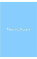 Meeting Nopes Notebook