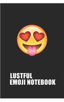 Lustful Emoji Emoticons Notebook Emoji Notebook, Blank Composition Book, Emoji Notebooks for Girls/Boys, Emoji School Supplies Notebook for School / Teacher / Office / Student