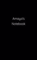 Amaya's Notebook: Notebook / Journal / Diary - 6 x 9 inches (15,24 x 22,86 cm), 150 pages.