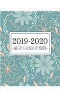 2019-2020 Weekly & Monthly Planner