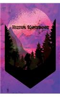 Hiking Notebook: This is the last thing you always forget to take with - Cute Mountains Hiniking travel Notebool to write your Good Thoughts in - Gift Idea for Girl 