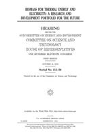 Biomass for thermal energy and electricity