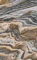 Marble Notebook: Watercolor Brown Blue Marble Composition Book Journal Diary For Kids Teens School Notes