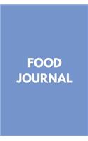 Food Journal: Cornflower Blue Meal Planner - Track and Plan Your Meals - Diet Planner - Meal Notebook - 6x9inch 100 pages