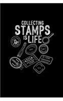 Collecting stamps: 6x9 collecting - dotgrid - dot grid paper - notebook - notes